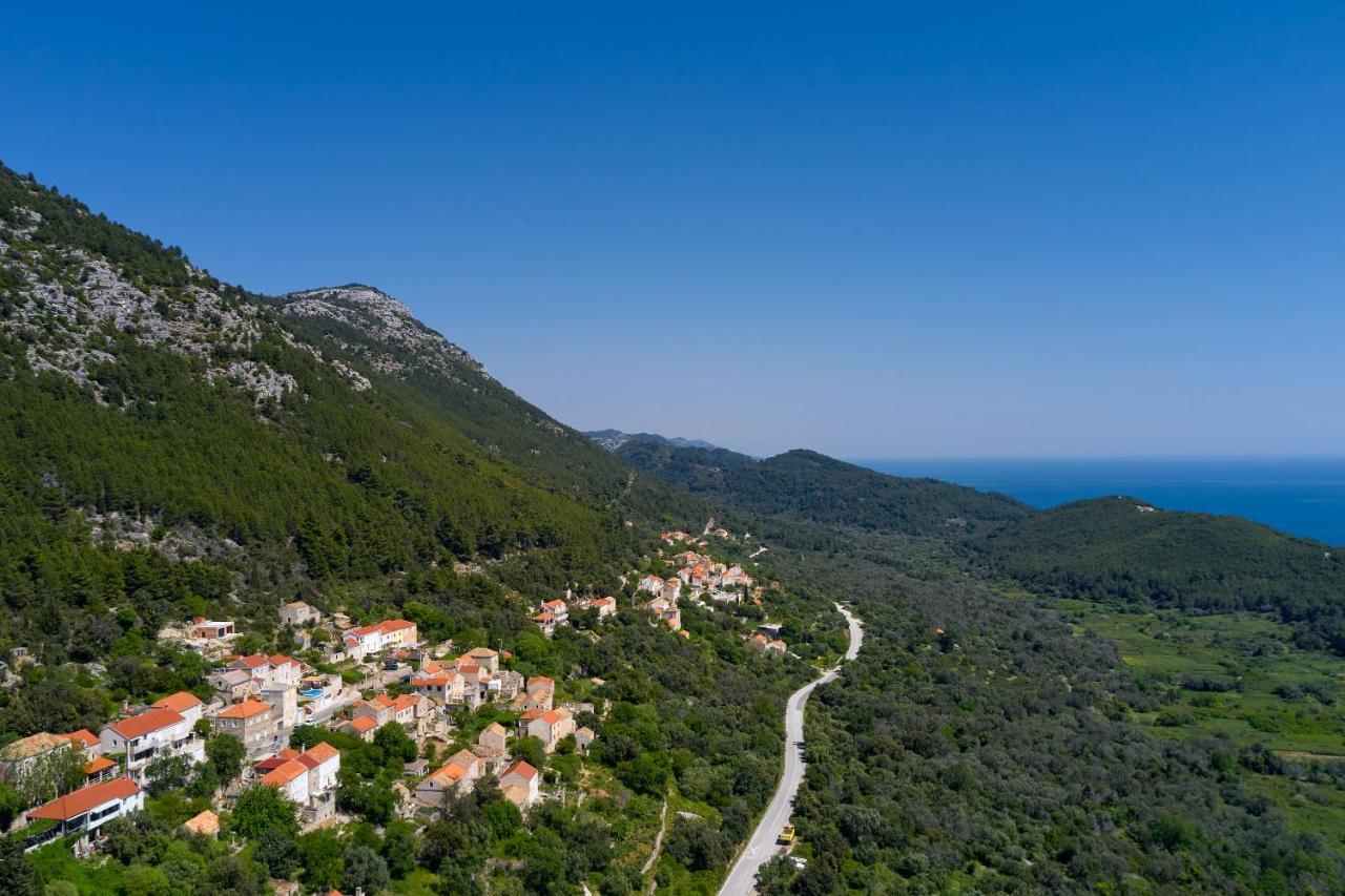 Stone House Biskup Apartment Babino Polje Bagian luar foto