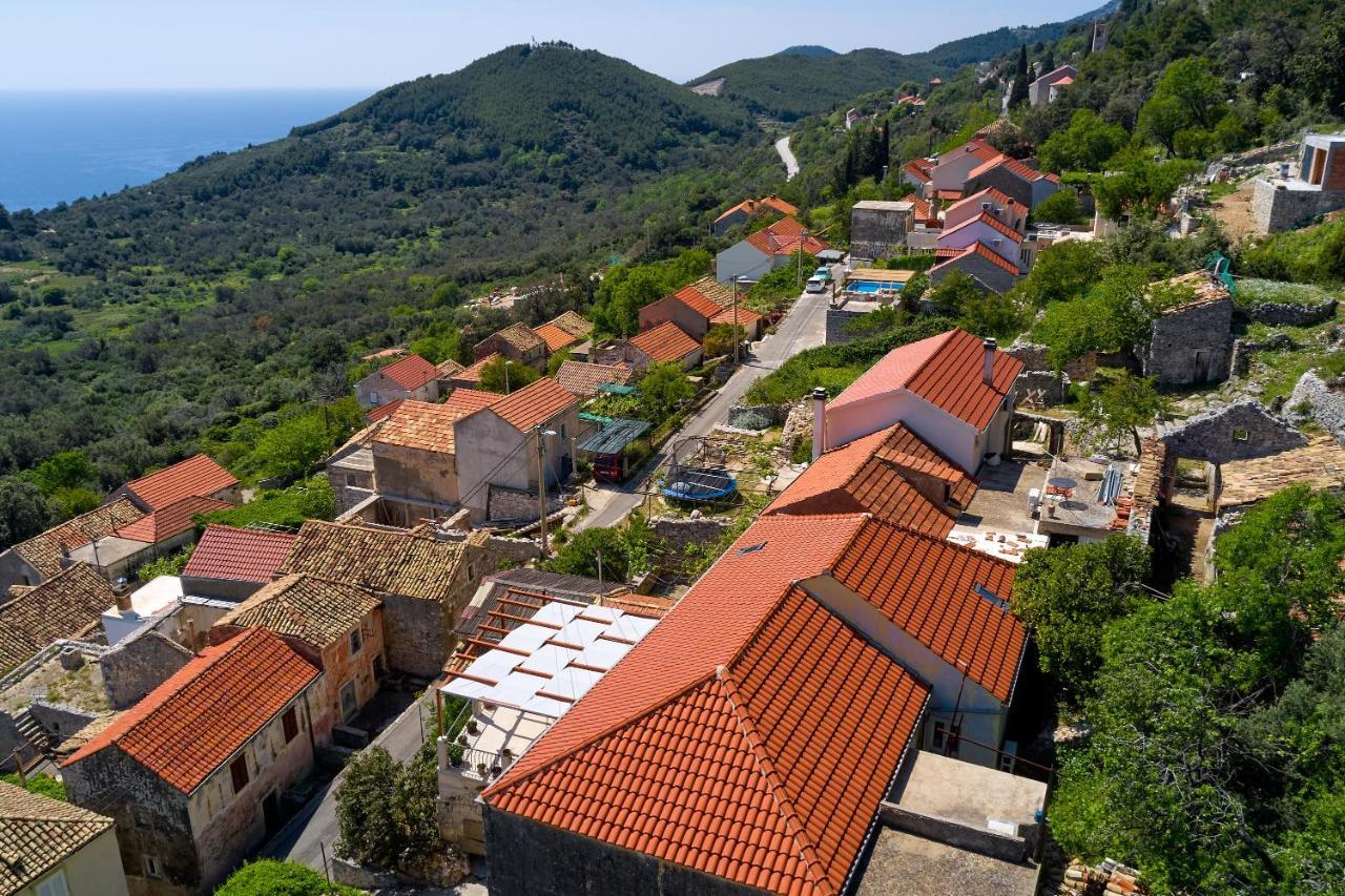 Stone House Biskup Apartment Babino Polje Bagian luar foto